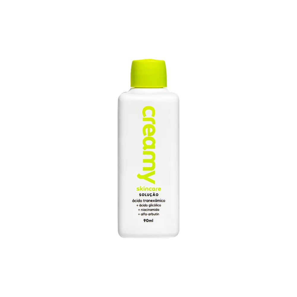 Kit Facial Creamy - Ácido Tranexamico 90 ml + Emulsão De Limpeza 180ml + Sérum Facial Vitamina C 30 ml